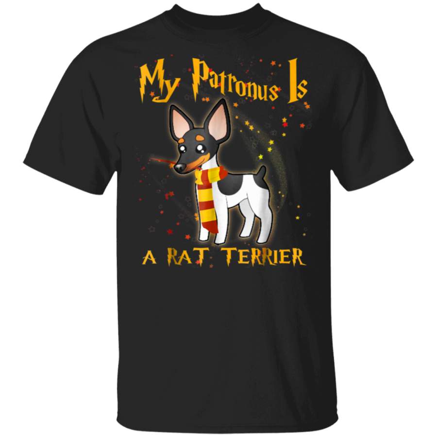 My patronus is RAT TERRIER  RAT TERRIER Dog Gift TShirt