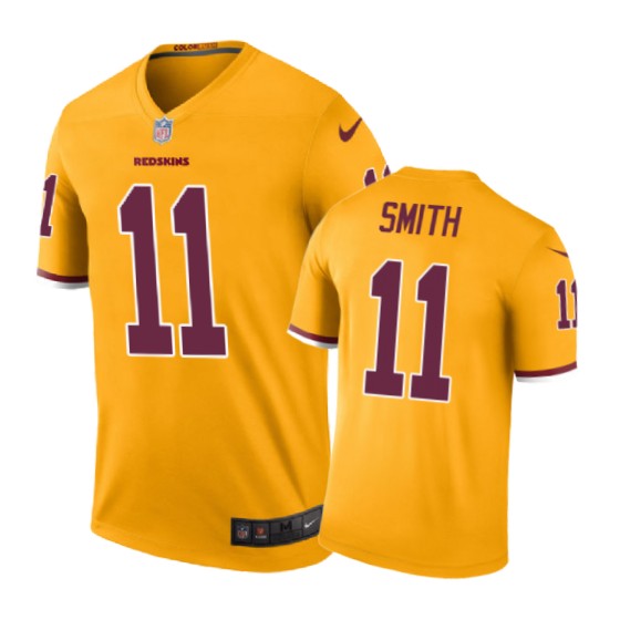 Washington Redskins #11 Alex Smith Nike Color Rush Gold Jersey