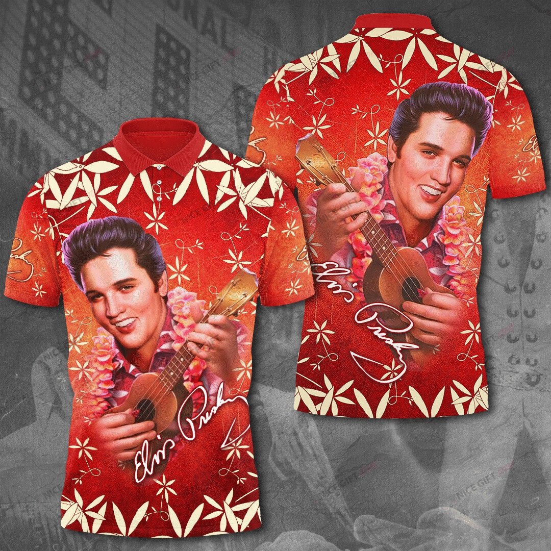 Elvis Presley Polo Shirt 3D 3Ps-Z9B9