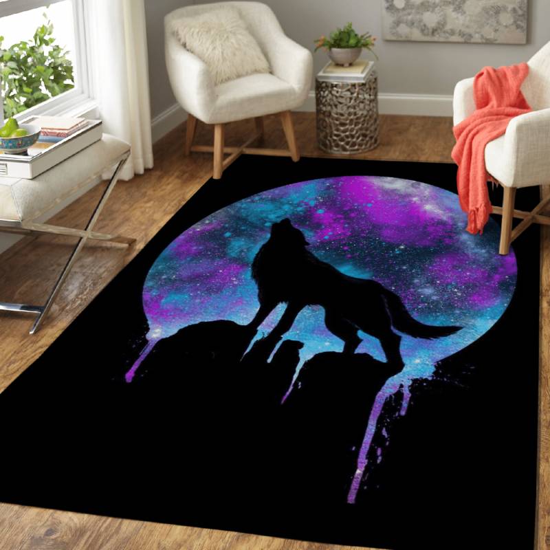 Space Howl – Animals Area Rug Carpet