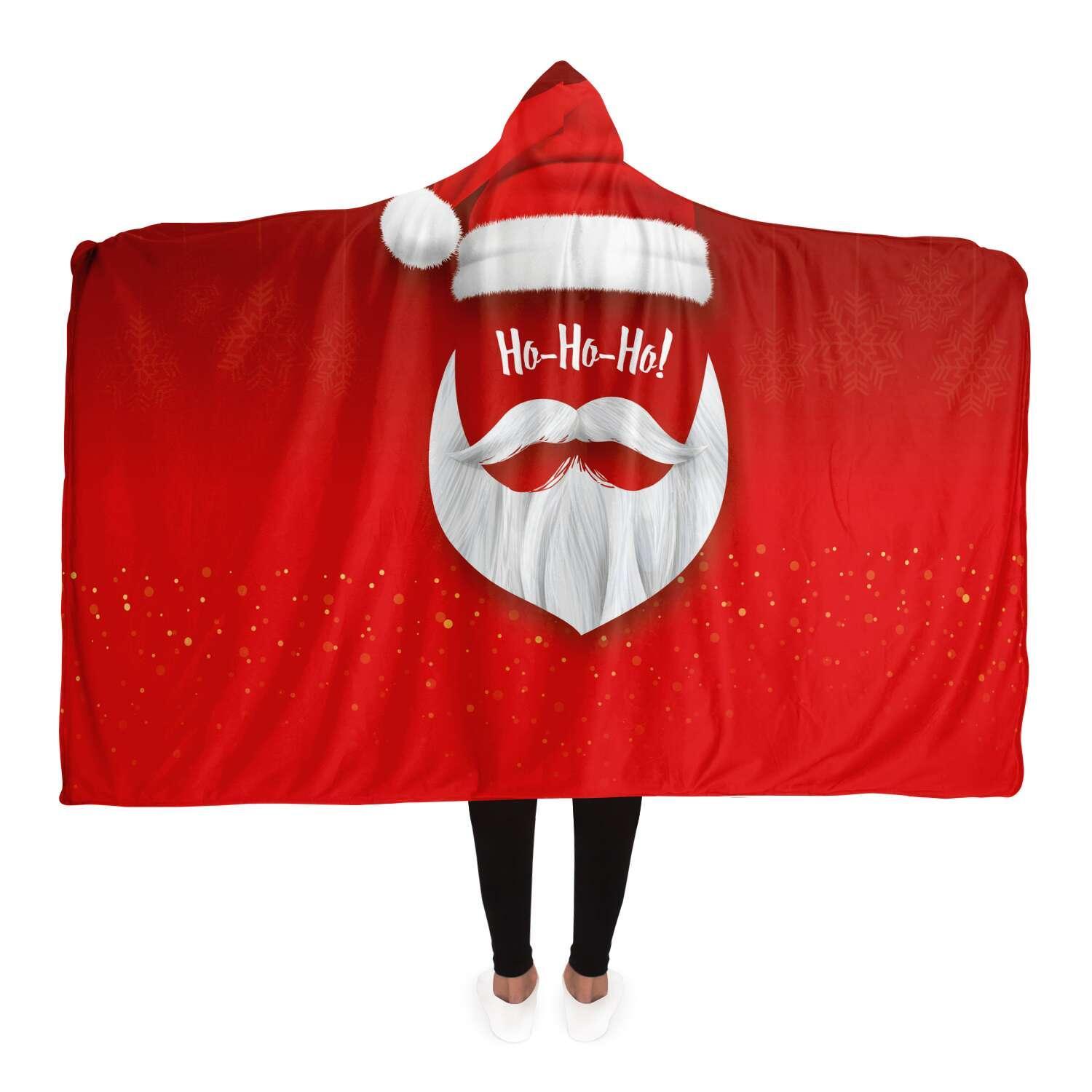 Christmas Blanket Hoodie – Ho Ho Ho