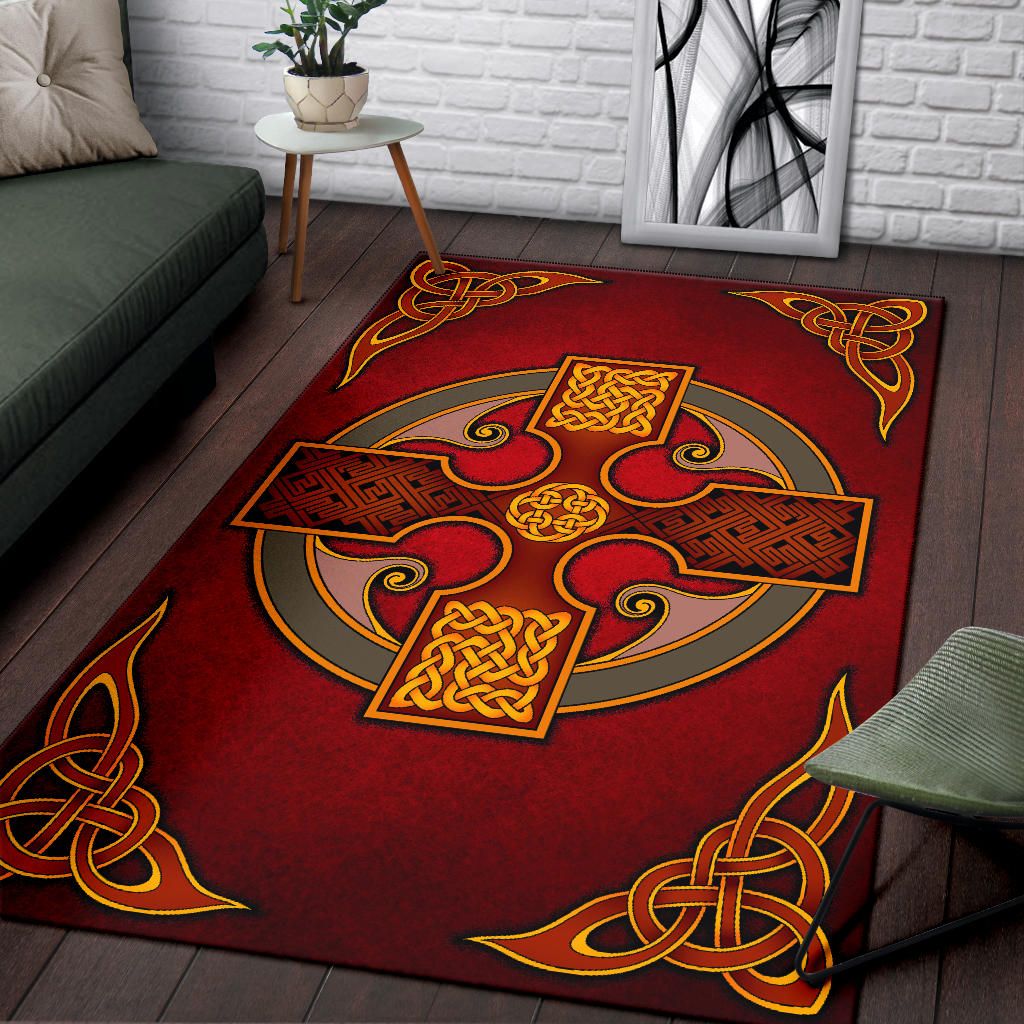 Celtic Area Rug – Vintage Celtic Cross – BN15