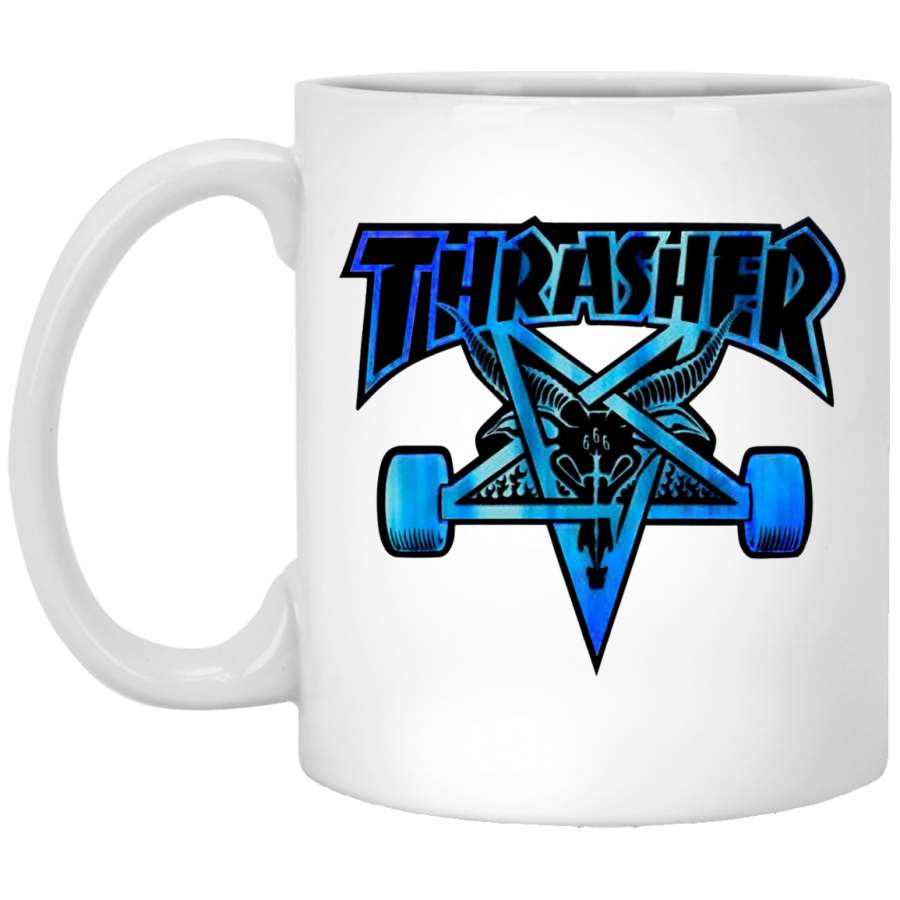 Thrasher Skateboard Fashion White Mug