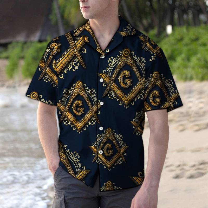 The Masonic Square And Compasses Hawaii Shirt Ha69166