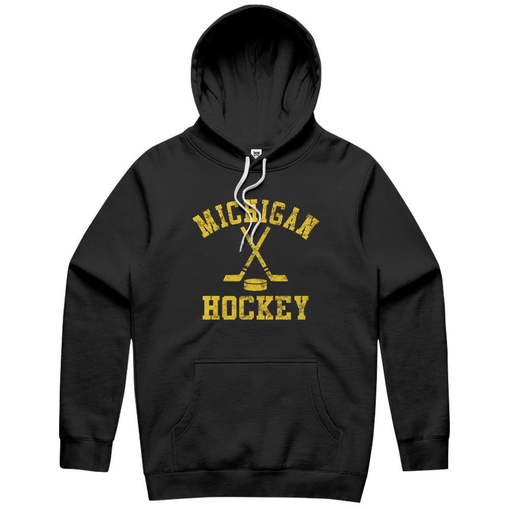 Vintage Michigan Hockey Hoodie