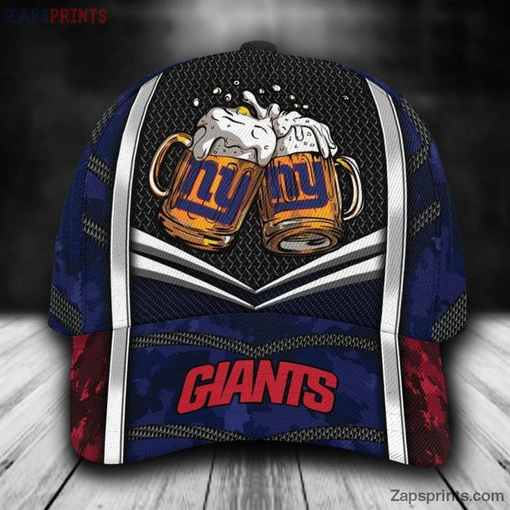 New York Giants Beer 3D Classic Cap Gift For Fan Football Lovers