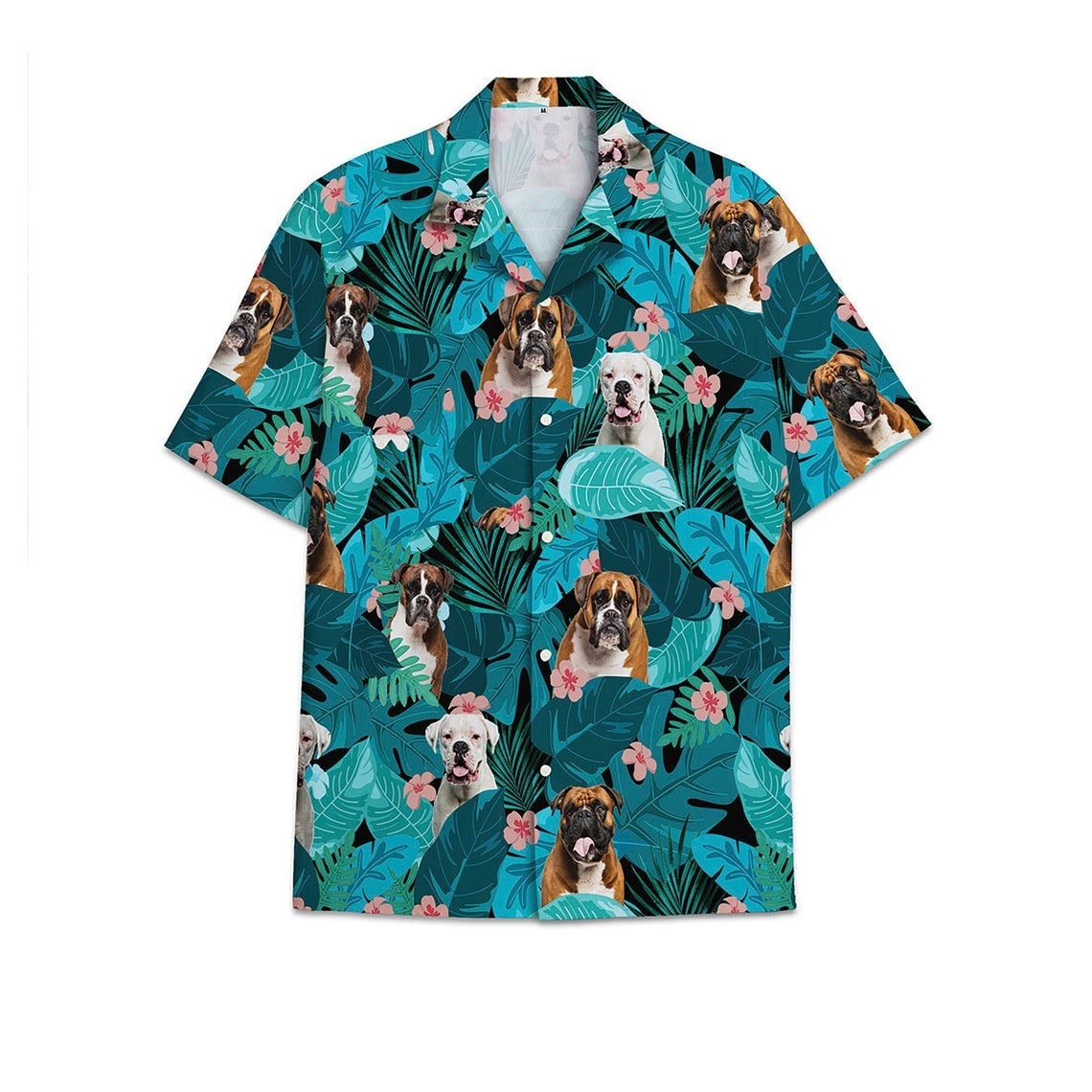 Aloha Hawaii Shirt Pet Combination Print Made In Summer Beach Shirts 48 Ha64921