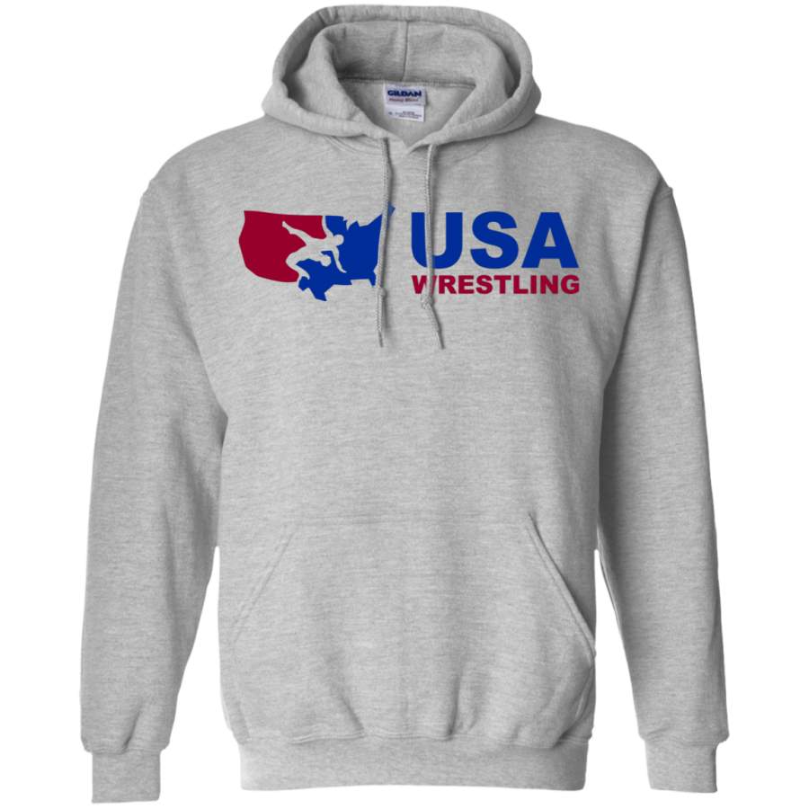 AGR USA WRESTLING Gildan Pullover Hoodie