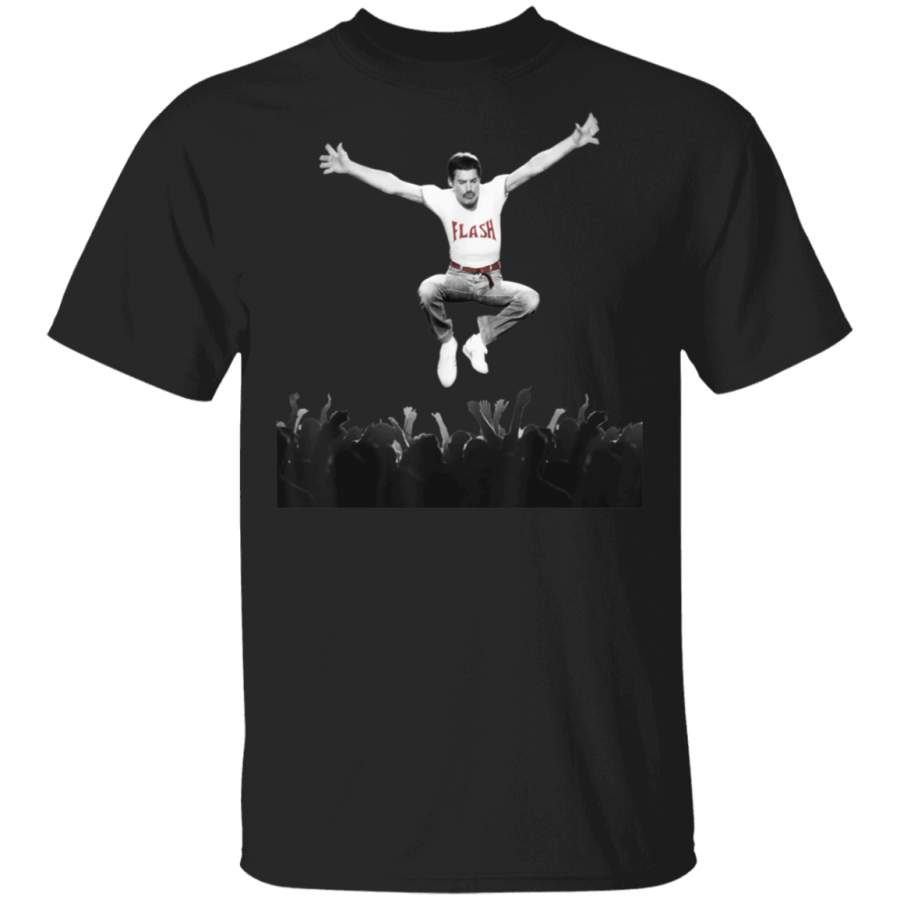 Freddie Mercury Official Flash Jump Crowd TShirt