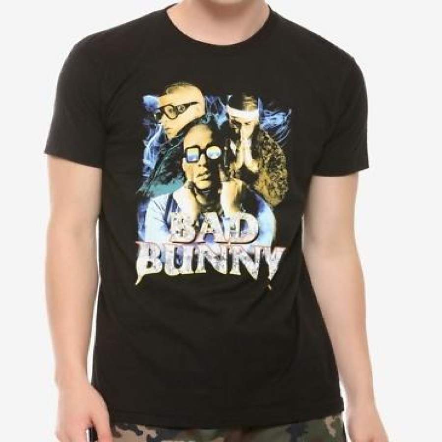 Bad Bunny Triple Album Tour Black Unisex T-Shirt