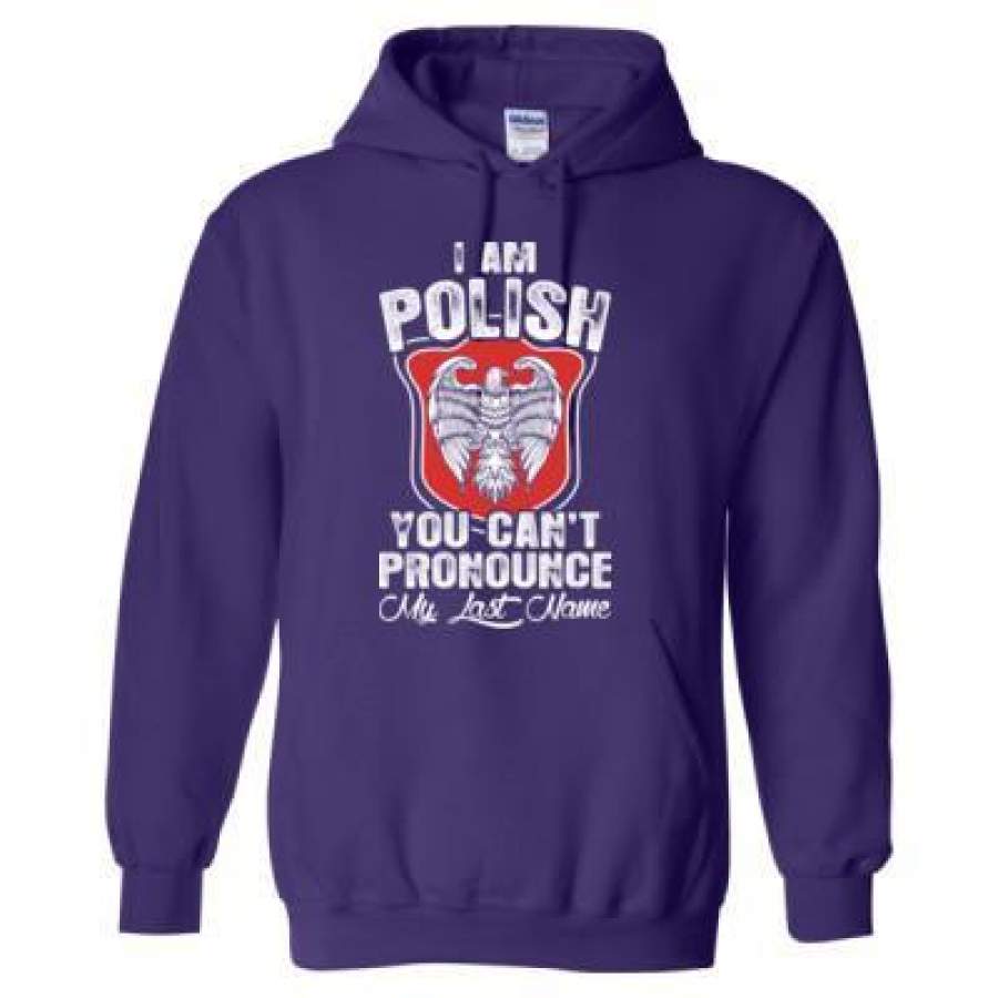 AGR I Am Polish You Cannot Pronounce My Last Name – Heavy Blend™ Hooded Sweatshirt