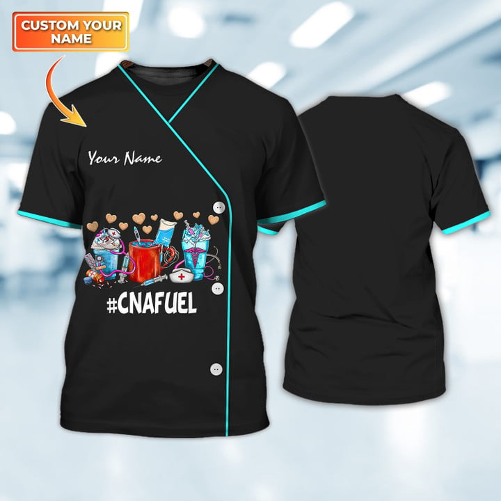 Cnafuel Custom Nurse Tshirt, Uniform Nurse 3D Shirt, Gift For Women Nurse, Funny Shirt For Nurse