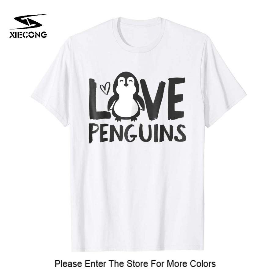 Fashion Cute Love Penguins Shirt – T-Shirt For Penguin Lovers