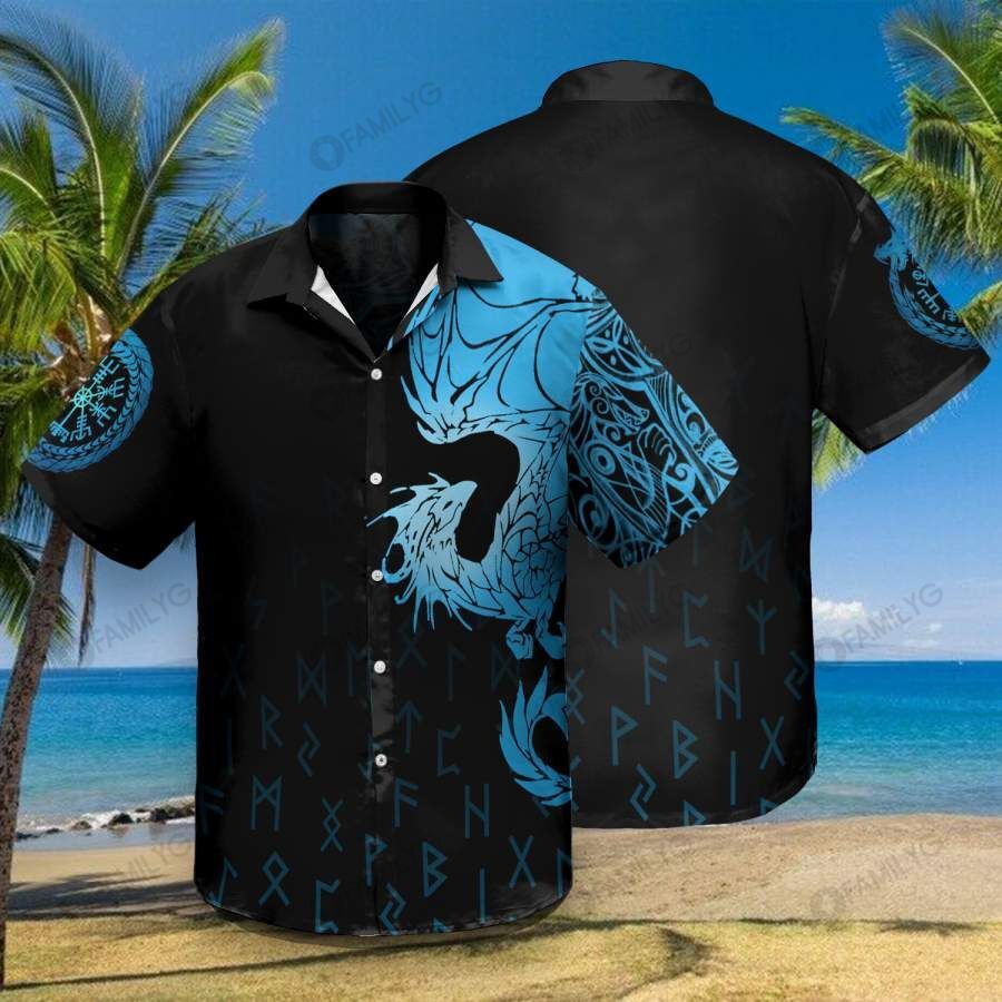 Viking Shirts – Viking Home For A Dragon – The Vikings Hawaiian Shirt Summer Hawaiian For Men, Women, Couple