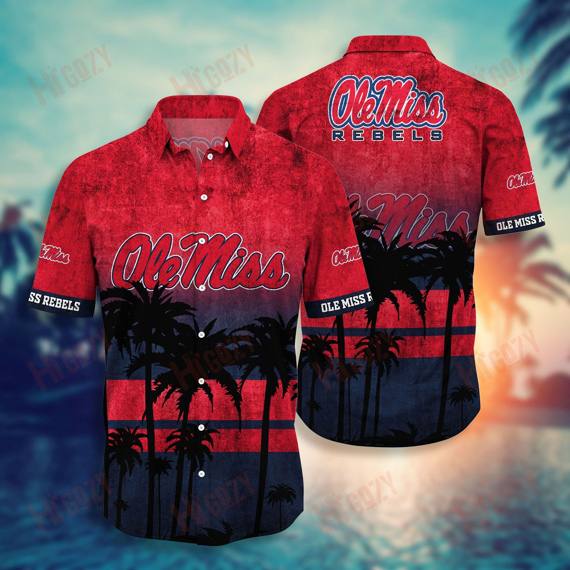 Ole Miss Rebels Hawaiian Shirt Short Style Hot Trending Summer Ha3675