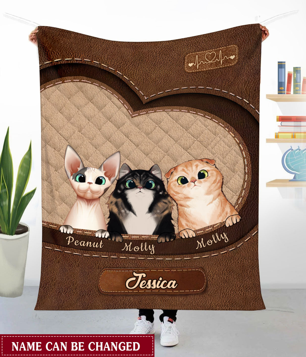 Christmas Gift For Granddaughter Personalized Cat Mom Puppy Pet Cats Lover Blanket Nvl10Feb22Tt1 Tt