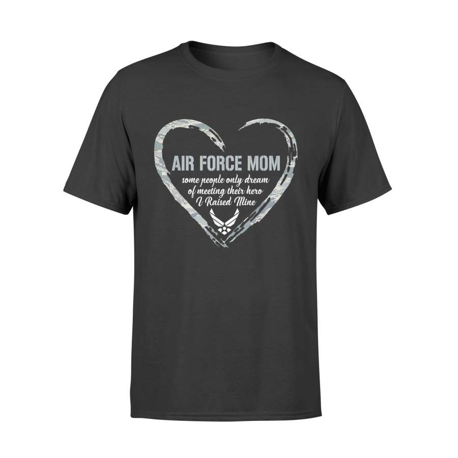 Air Force Mom Heart T Shirt | Proud Military Mom 4th Of July – Standard T-shirt