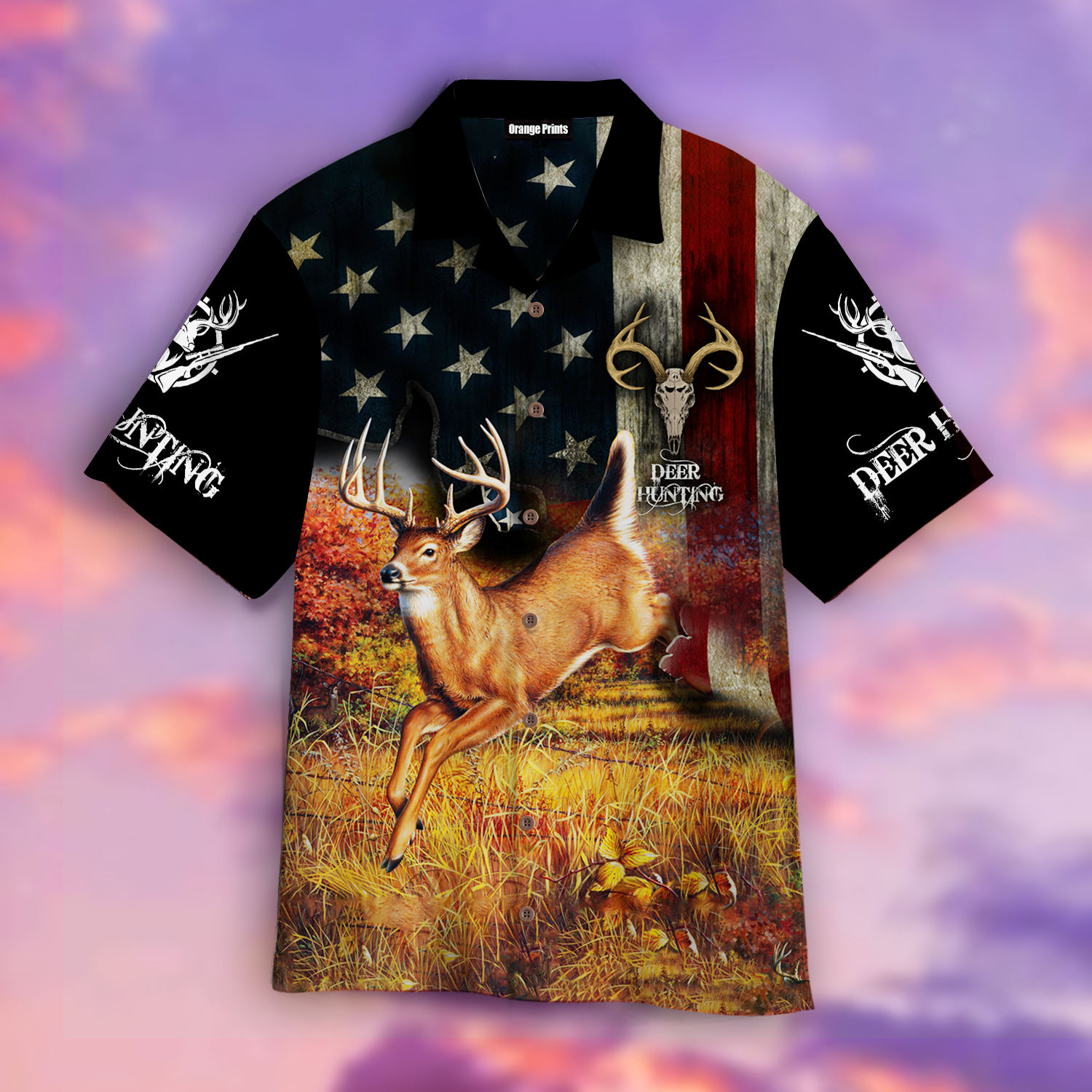 Deer Hunting Flag Hawaii Shirt For Men Women Adult Ha69972