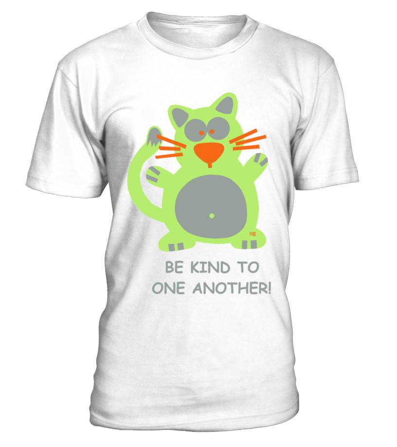 Be kind to one another Statement Cat kitten Kitty, LGBT, LESBIAN, GAY, PRIDE T shirts C-PH4GM