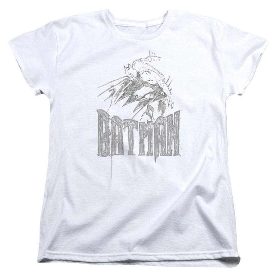 Batman – Knight Sketch Short Sleeve Women’s Tee