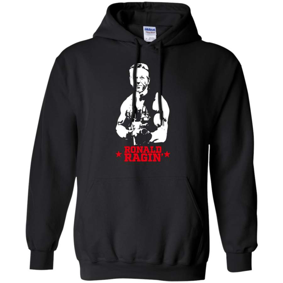 AGR Ronald Ragin Ronald Reagan Rambo Style Hoodie