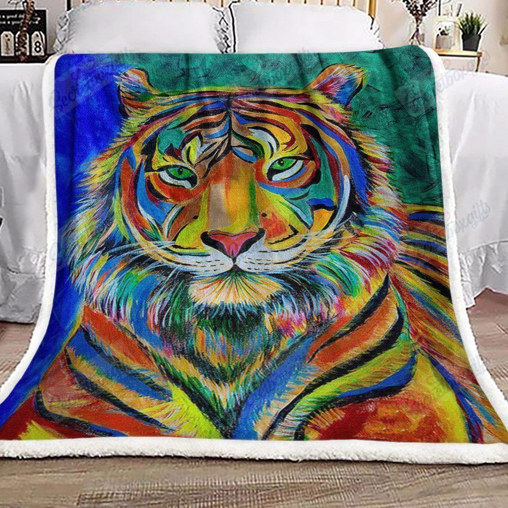 Tiger Neon Gs-Cl-Ld2706 Fleece Blanket