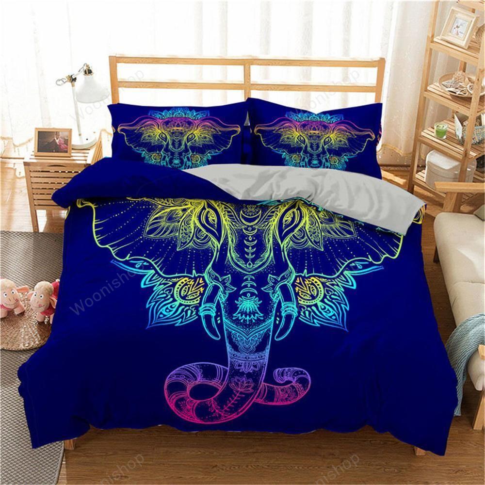 Africa Style Elephant Bedding Set Quilt Cover Duvet Cover Set Bedclothes Pillowcase Comforter Bedding Sets King Size