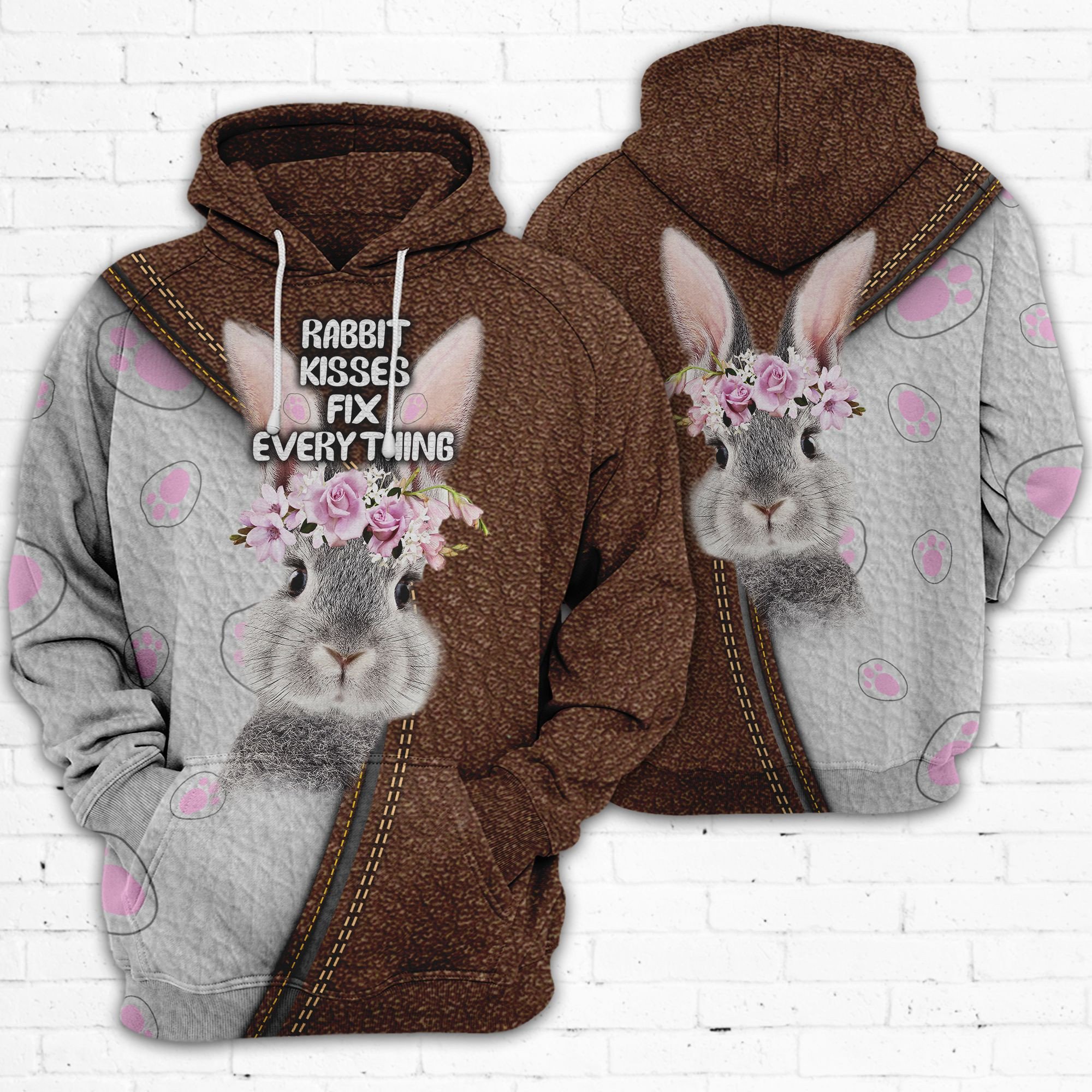 Rabbit Kisses And Fix Everything Yp2608308Yj Hoodie