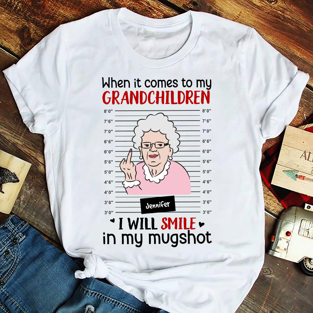 When It Comes To My Grandchildren, Gift For Grandma, Personalized Shirt, Grandma Shirt, Anniversary Shirt