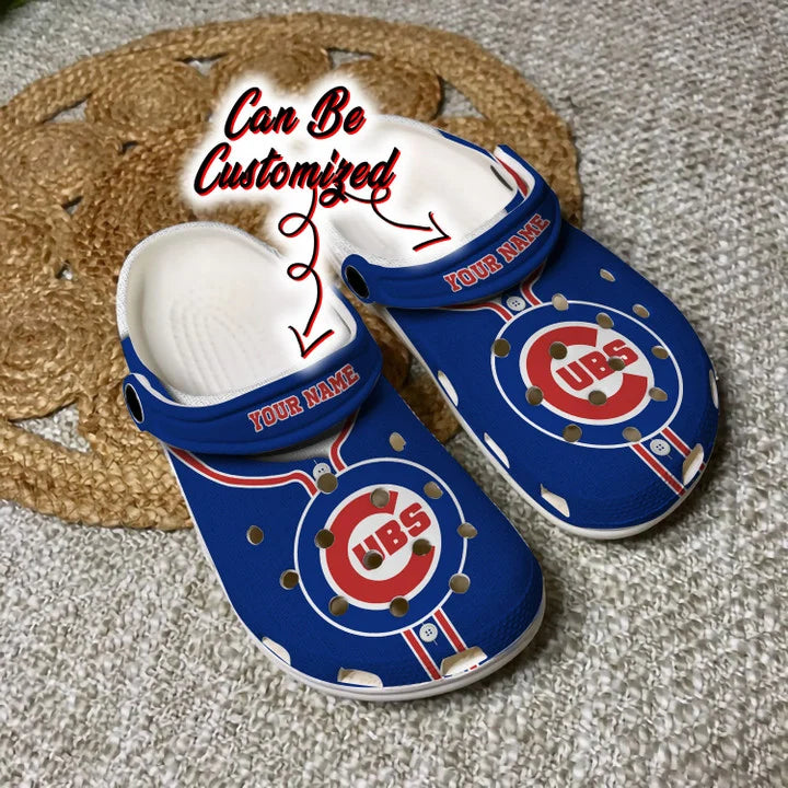 Baseball Crocss – Personalized C.Cubs Baseball Jersey Style Clog Shoes