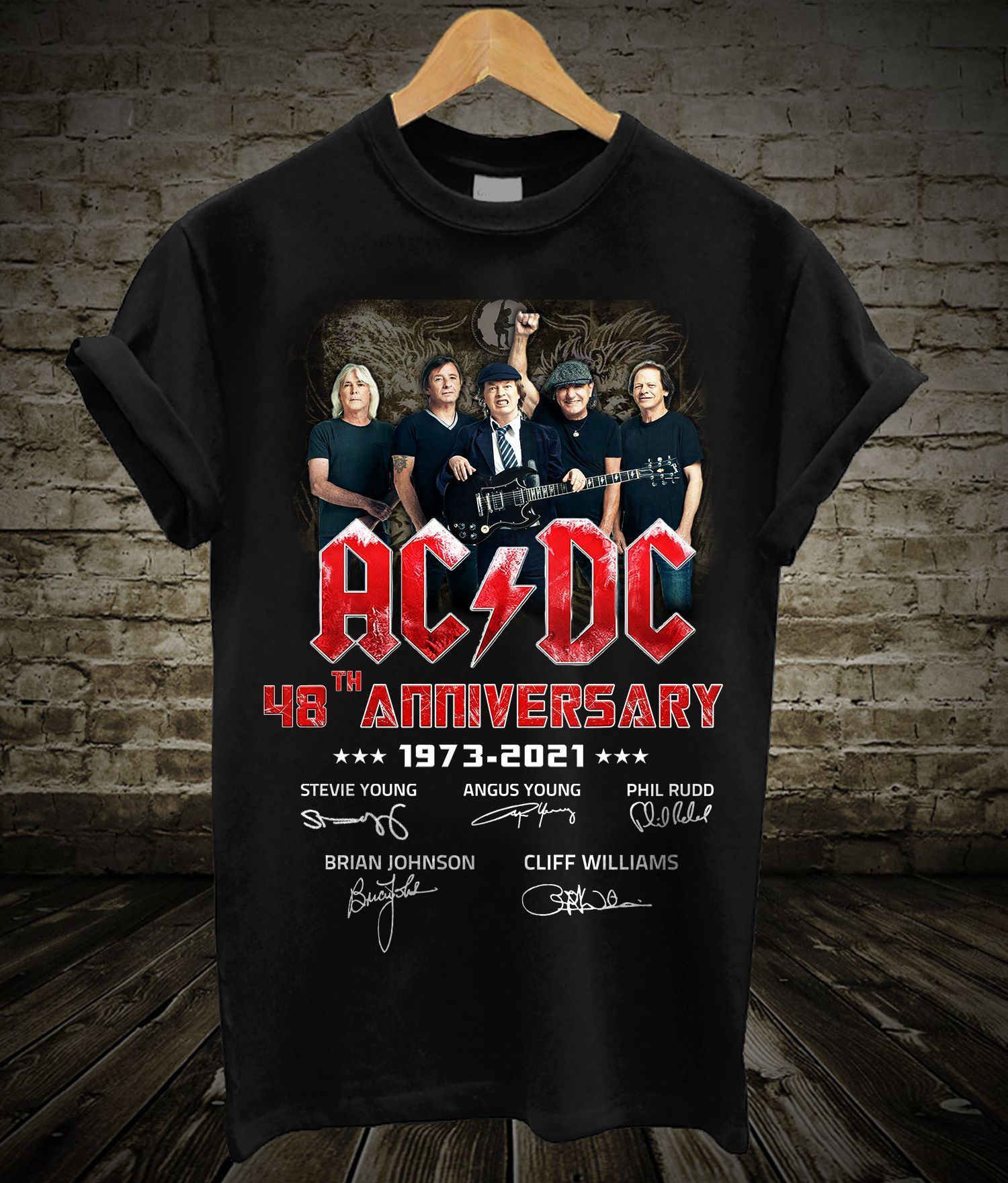 Ac/Dc Shirts, Ac/Dc Band Shirt, T-Shirt 2D – Spnv21