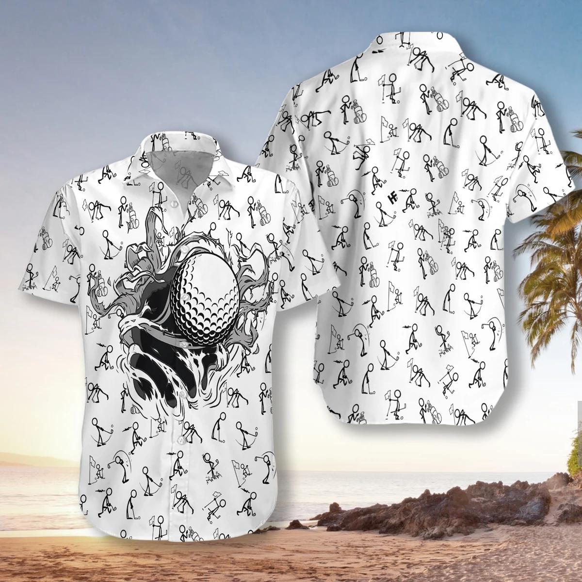 Golf Hole Breakthrough Hawaii Shirt For Men Women Ha83231