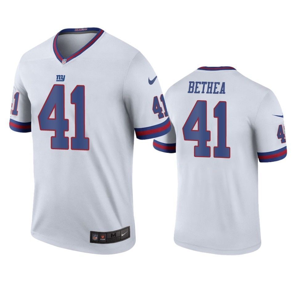 New York Giants Antoine Bethea Color Rush Legend White Jersey