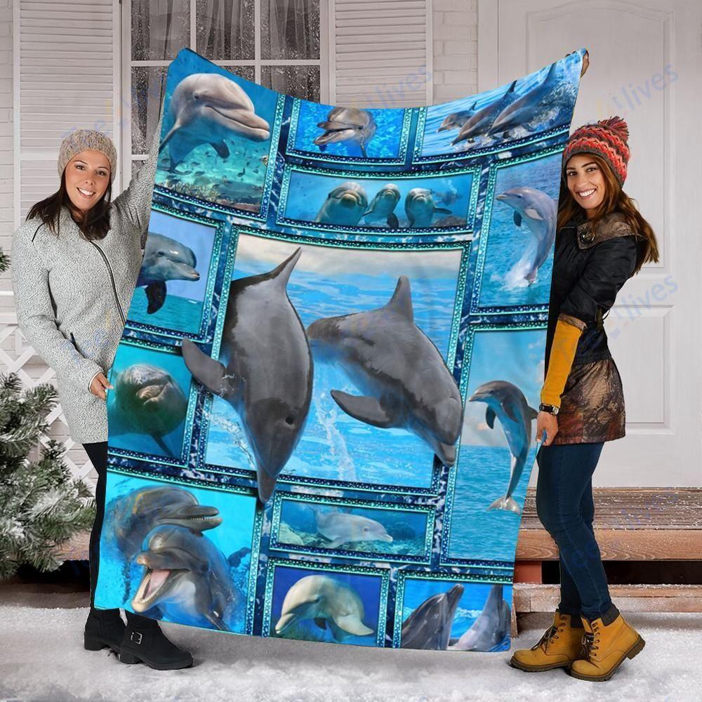 Dolphin 3D Blanket