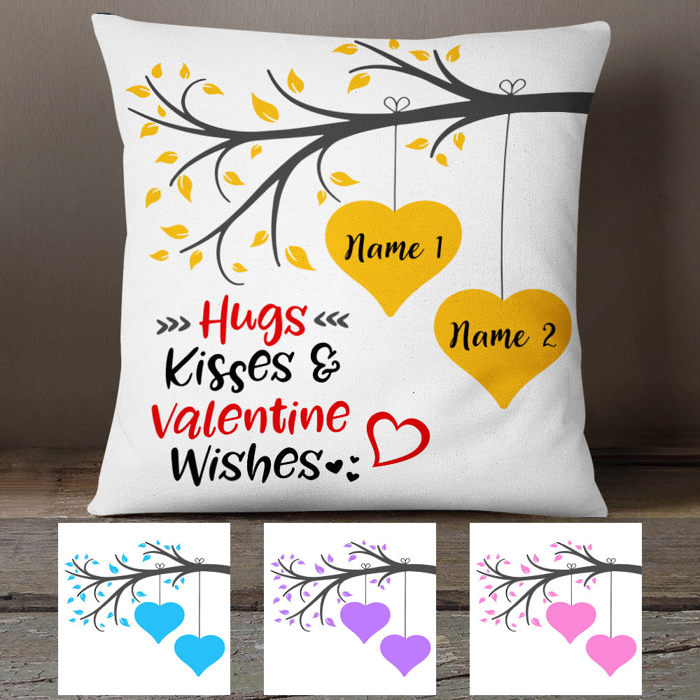 Personalized Couple Valentine Wishes Pillow Db91 67O53 (Insert Included)