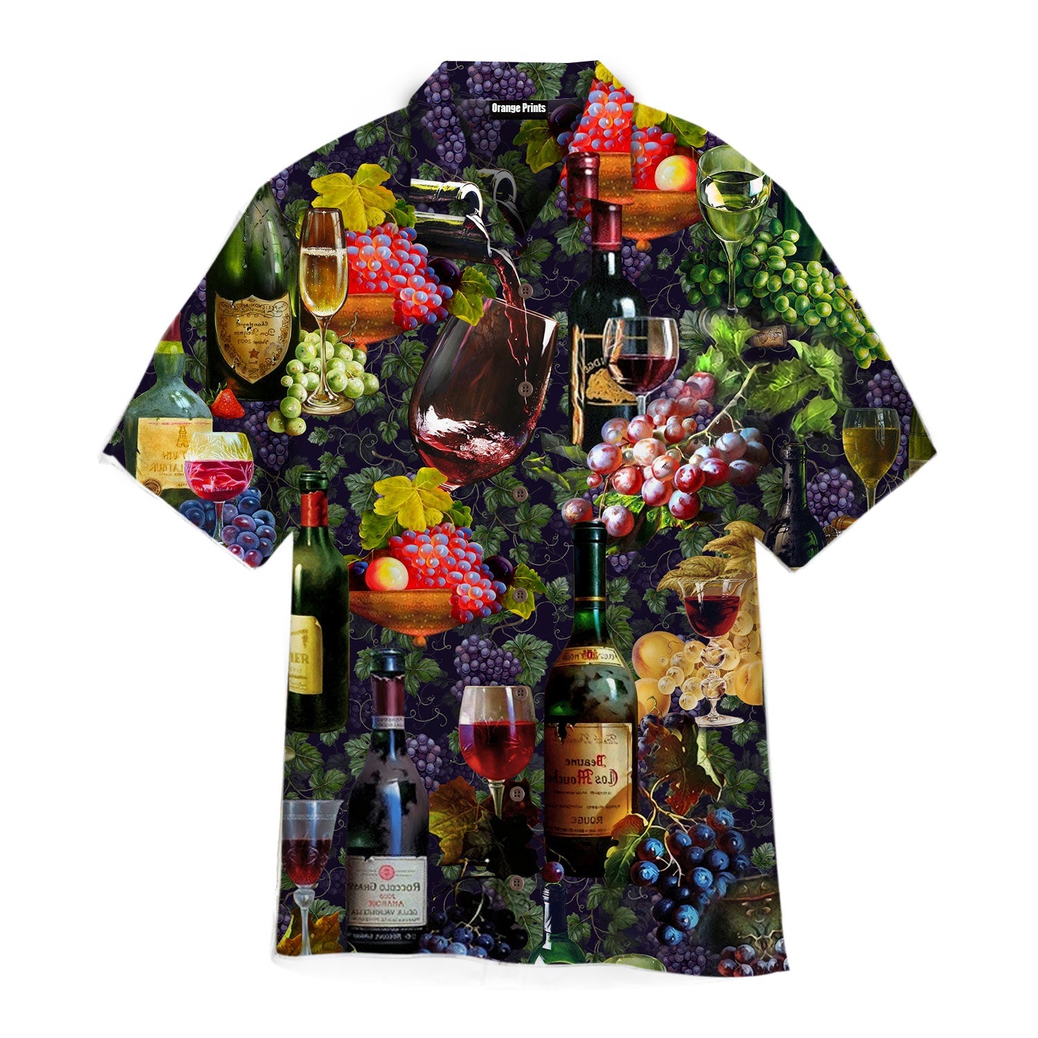 Life Is Better With A Glass Of Wine Hawaii Shirt For Men Women Ha10344