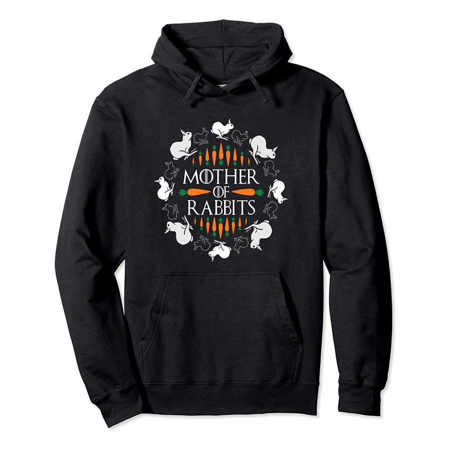 Rabbit Lovers Mother Of Rabbits Cute Bunny Graphic Pullover Hoodie Unisex 3D All Over Print