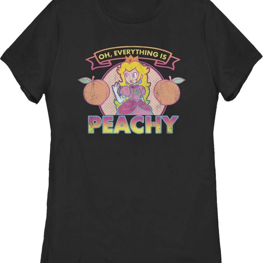 Womens Everything Is Peachy Super Mario Bros. Shirt