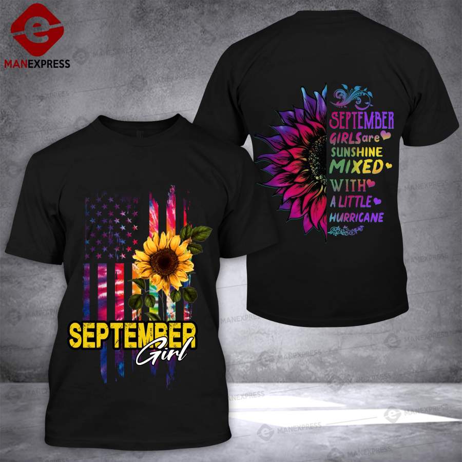 MTP SEPTEMBER GIRL 3D TSHIRT