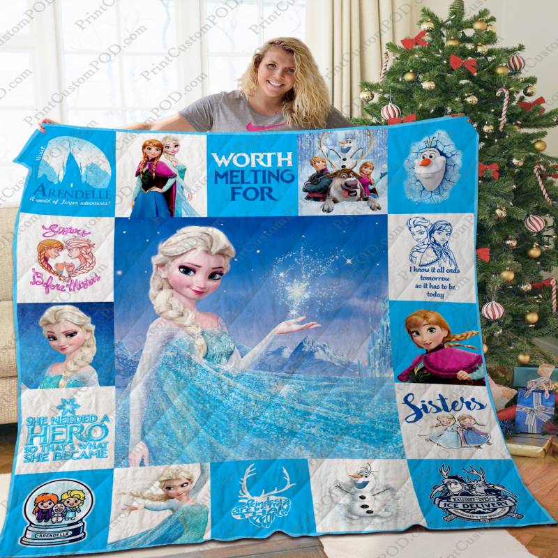 [TA] – Princess Elsa (Frozen) Quilt Blanket