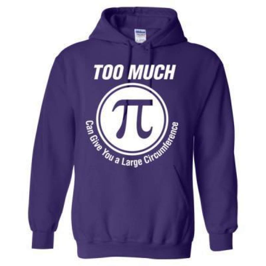 AGR Too Much Pi Can Give You A Large Circumference Math – Heavy Blend™ Hooded Sweatshirt