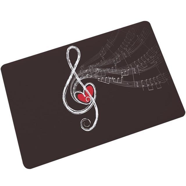 3D Music Treble Clef Doormat Indoor And Outdoor Doormat Warm House Gift Welcome Mat Birthday Gift For Music Lovers Piano Lover