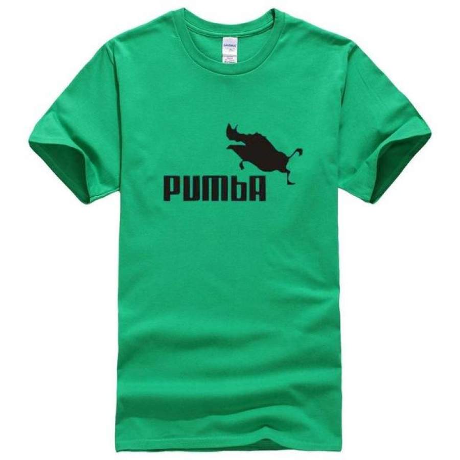 New funny tee cute t shirts home Pumba men 100% cotton cool lovely cute summer jersey costume t-shirt