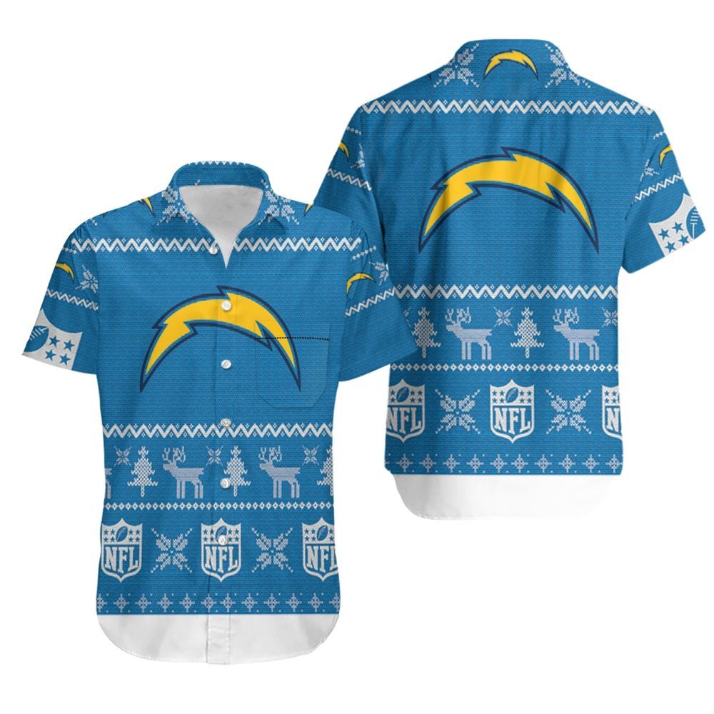 Los Angeles Chargers Ugly Sweatshirt Christmas Hawaii Shirt Ha81681