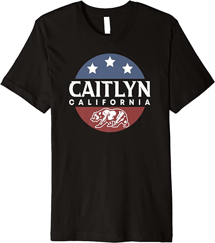 Caitlyn For California Governor CA Vintage US Flag Premium T-Shirt