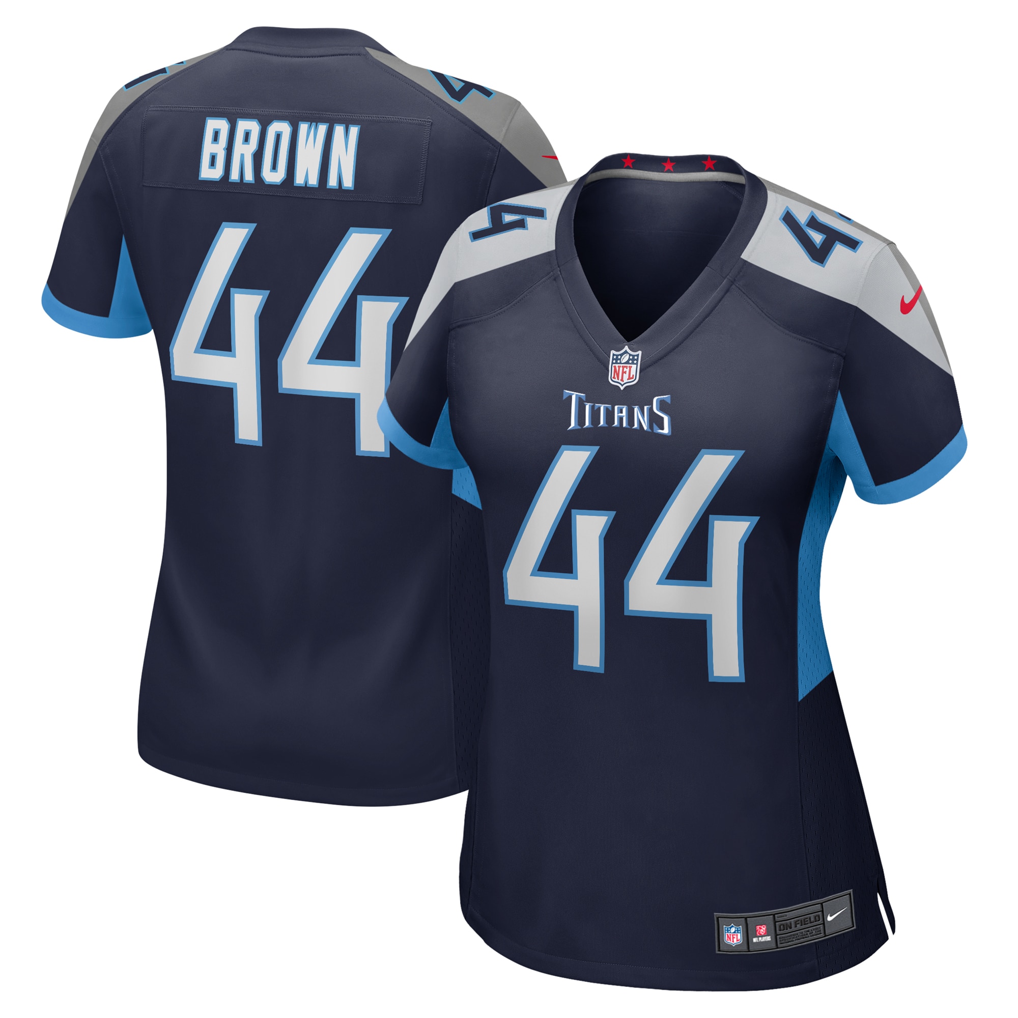 Women’s Tennessee Titans Mike Brown  Navy  Game Jersey