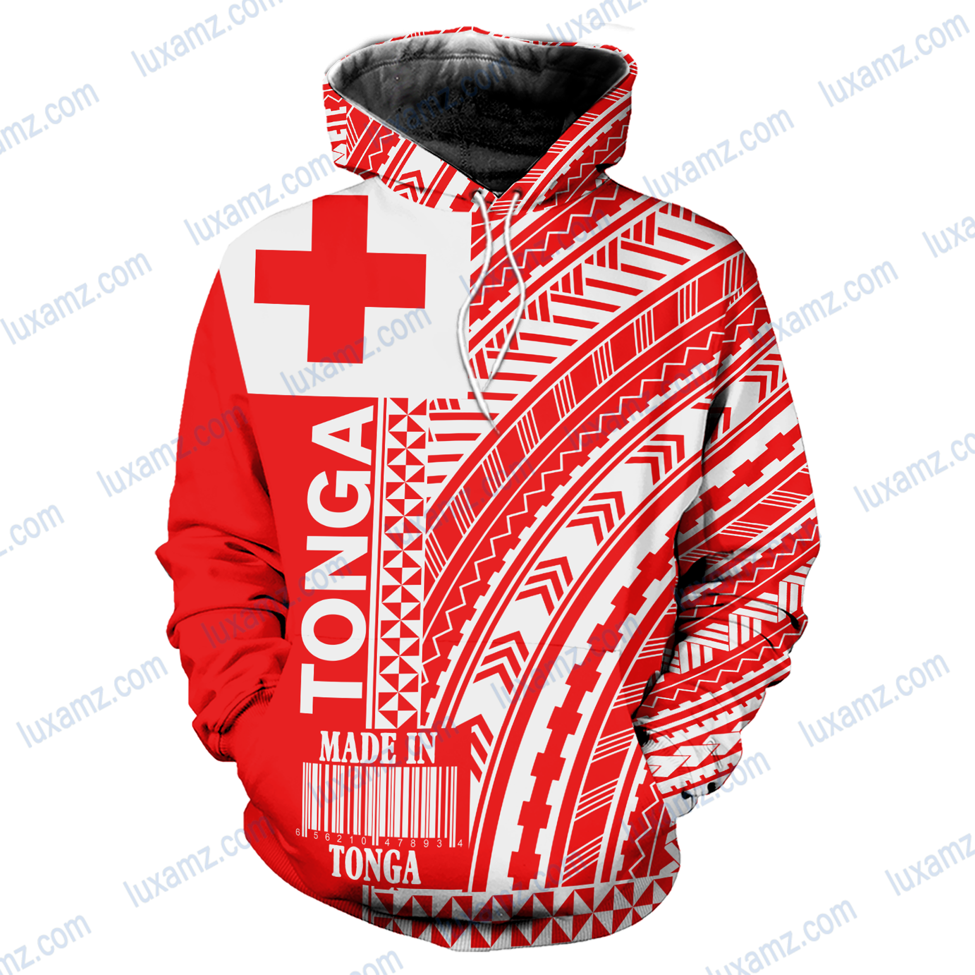 Tonga Barcode All Over Print