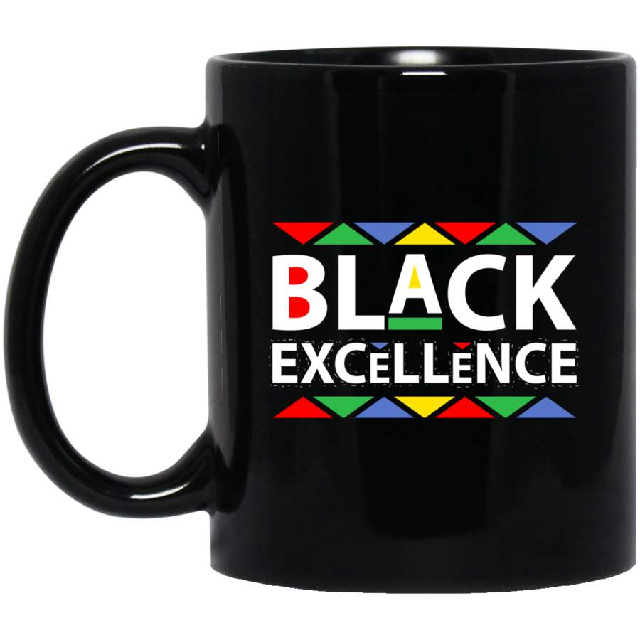 African American Coffee Mug Black Excellence 11oz – 15oz Black Mug