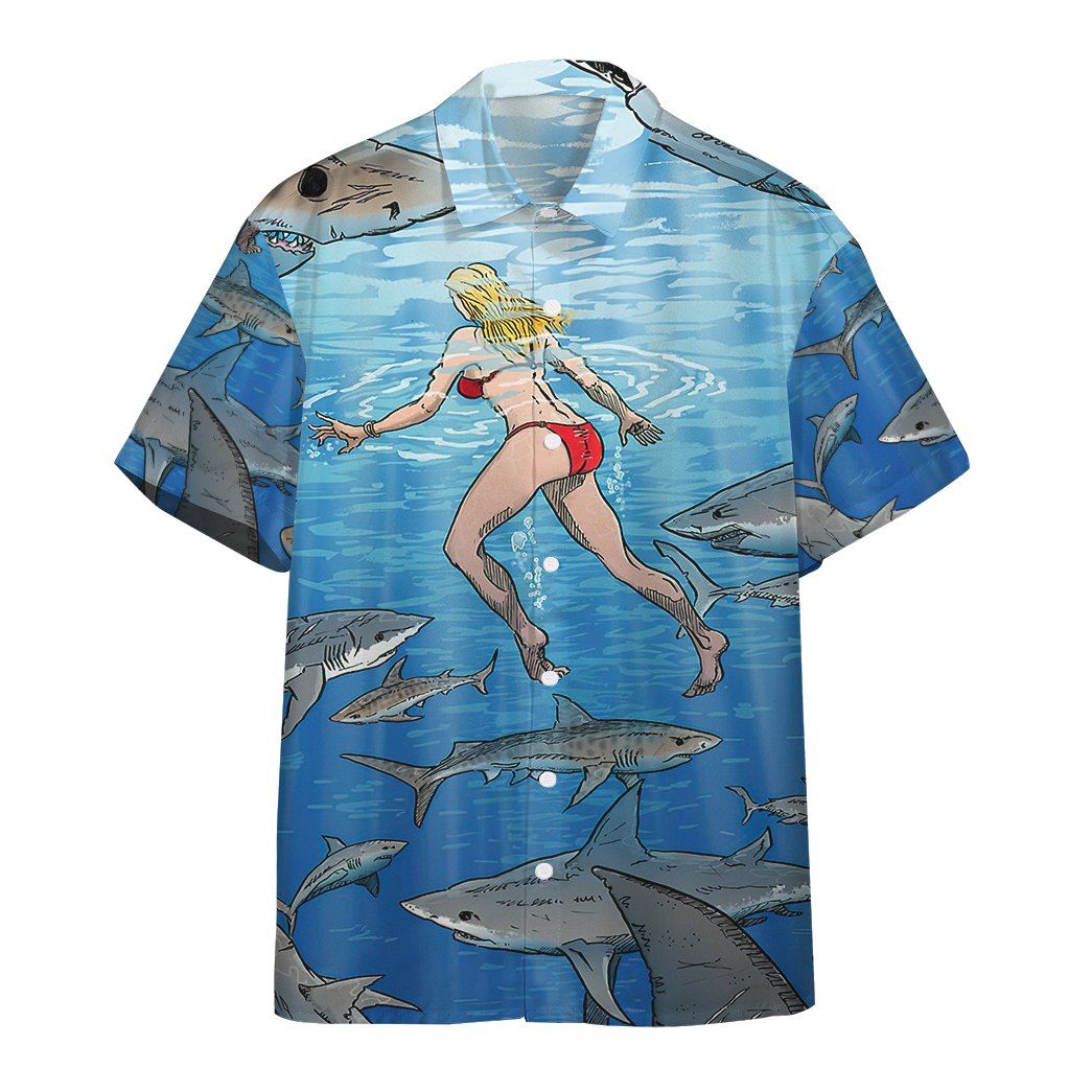 Gearhumans Below The Surface Custom Hawaiian Shirt Ha93983