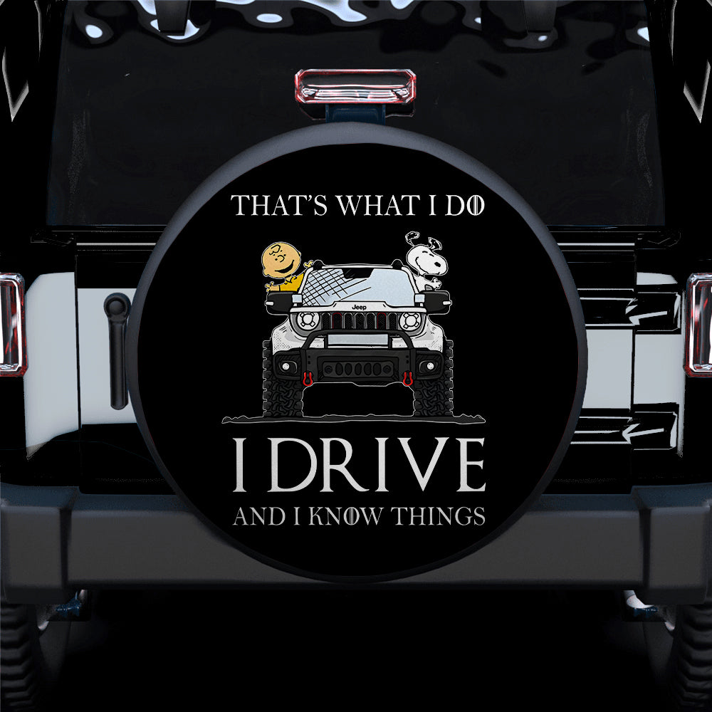 That Is What I Do Snoopy Ride Jeep Car Spare Tire Covers Gift For Campers